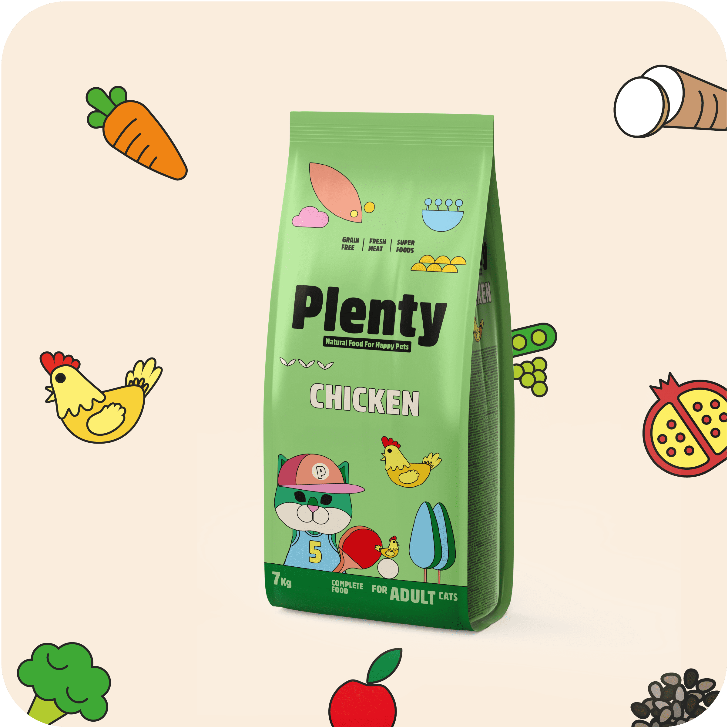 POLLO FRESCO GATO ADULTO