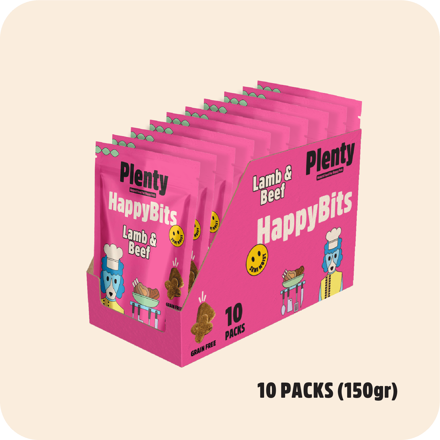 CORDERO Y TERNERA – BOCADITOS PARA PERROS